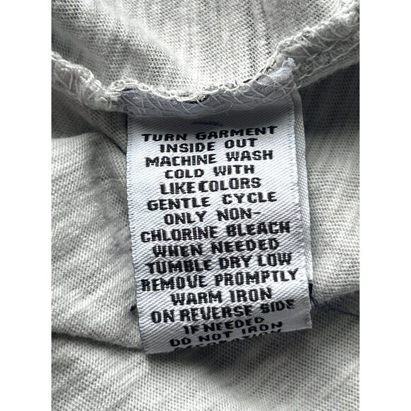 RXB Gray & Black Long Sleeve Top With Silver Studs, Size Large - Picture 4 of 7